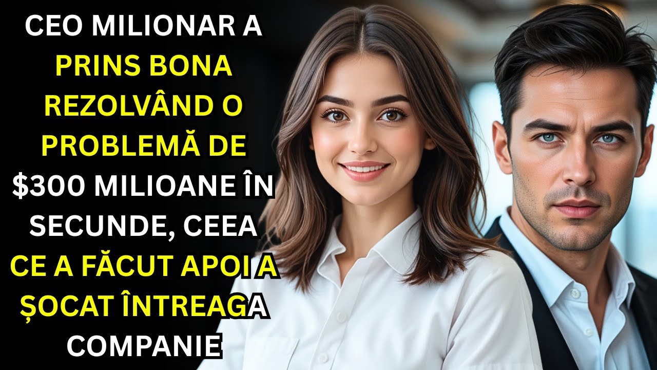 CEO milionar a prins BONA rezolvând o PROBLEMĂ de $300 MILIOANE în secunde, apoi a ȘOCAT pe toți