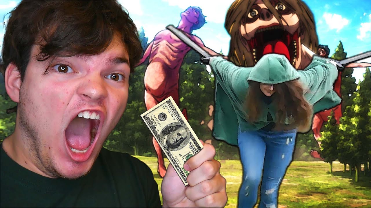I Built An Attack On Titan Obstacle Course!