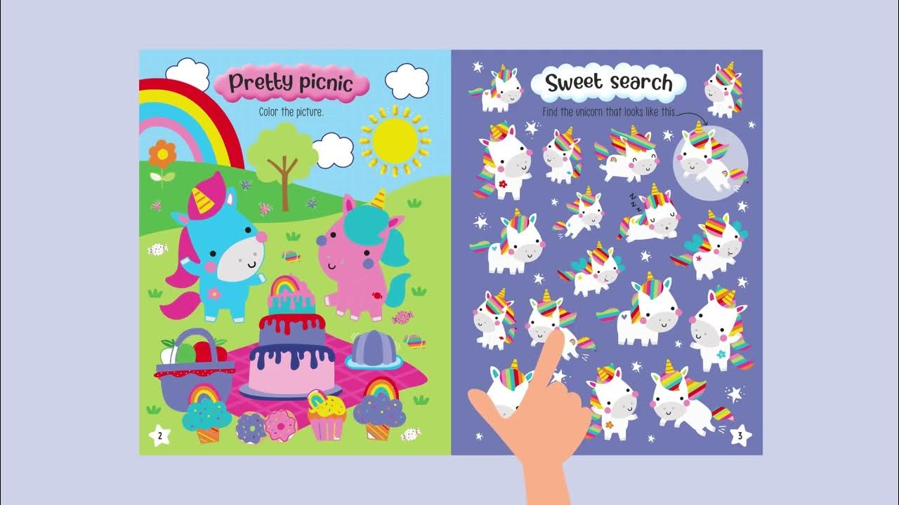 Unicorns and Rainbows: A Very Busy Toddler Activity Board Book to Look,  Match, Find, Search & Laugh! Explore and Learn with Pull Tabs, Turning  Wheels