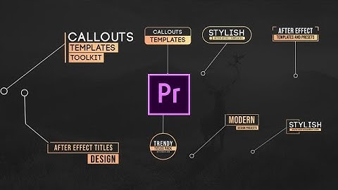 Smart Callout Titles Pack Motion Graphics Templates