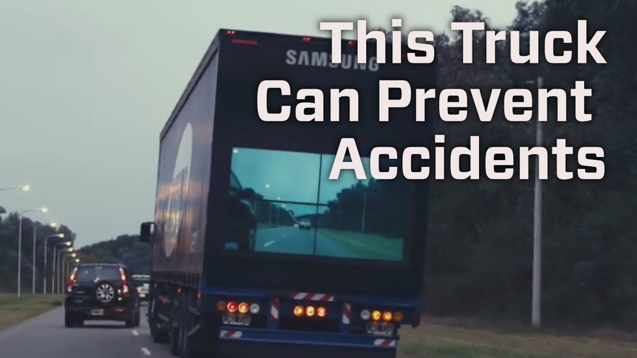 Samsung’s See Through Trucks Receive Top Advertising Award YouTube