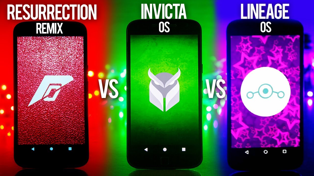 What's The BEST Custom Rom in 2017 for Moto G4 Plus ? Lineage Os Vs  Resurrection Remix vs Invicta Os 