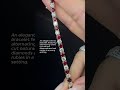 12CT Natural Diamond & Red Ruby Tennis Bracelet | By Gem Jewelers Co