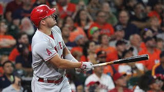 7 STRAIGHT GAMES WITH A HOMER FOR MIKE TROUT!! One more to tie MLB record!!