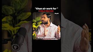 Khan Sir’s Big Step for Poor People ❤️ |what our government did for us?😶#khansir #modi #shorts
