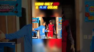 USING ONLY RED ♥️ AND BLUE 🔵 COLOR FOR 24 HOURS! #vampireyt #vampire #vampo @Vampoyt109