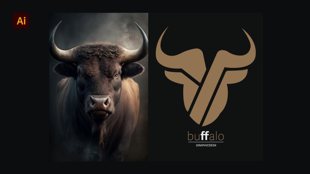 Professional Logo Design: Animal Logo Design Illustrator | Adobe Illustrator Logo Design Tutorial