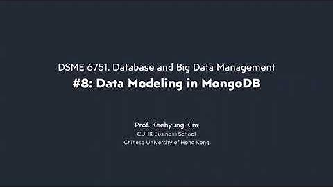 Big Data: Data Modeling in MongoDB