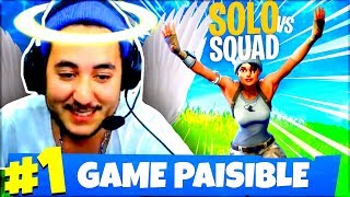 UNE GAME PAISIBLE EN SOLO VS SQUAD ► (24 Kills) FORTNITE