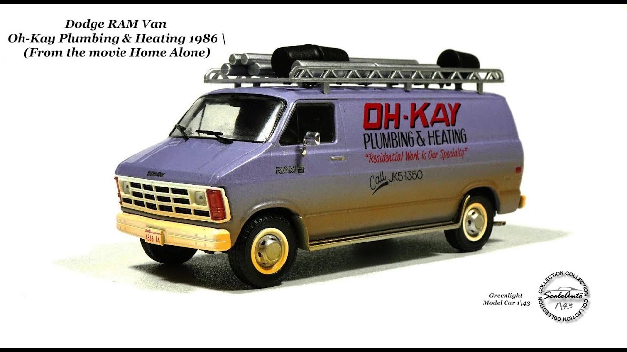 Greenlight 1\43 Dodge RAM Van Oh Kay Plumbing & Heating 1986 From the ...