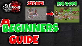 Get the Right Start! // IDLE CHAMPIONS OF THE FORGOTTEN REALMS Beginners guide/Tutorial and Tips screenshot 4