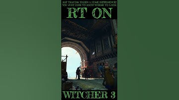 Witcher 3 | Ray tracing ON vs OFF #15 #Witcher3  #raytracing #comparison