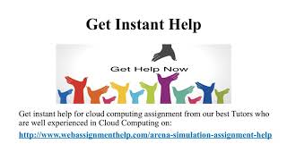 Arena Simulation webassignment help