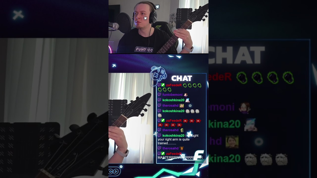 Streamer Fails Stranger Things Guitar Challenge! Epic Fail