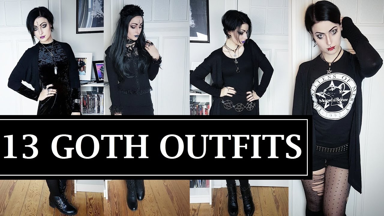 Everyday Goth Outfits 12 Lilachris YouTube
