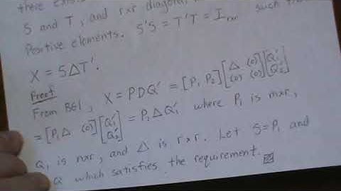 The Singular Value Decomposition (part 2)