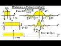 Electrical Engineering: Ch 19: Fourier Transform (5 of 45) Widening a Pulse to Infinity