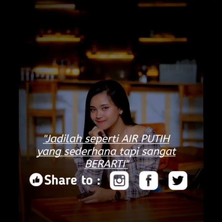Jadilah seperti AIR PUTIH yang sederhana tapi sangat BERARTI | story wa