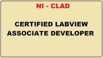 NI - CLAD - Certified LabVIEW Associate Developer Exam