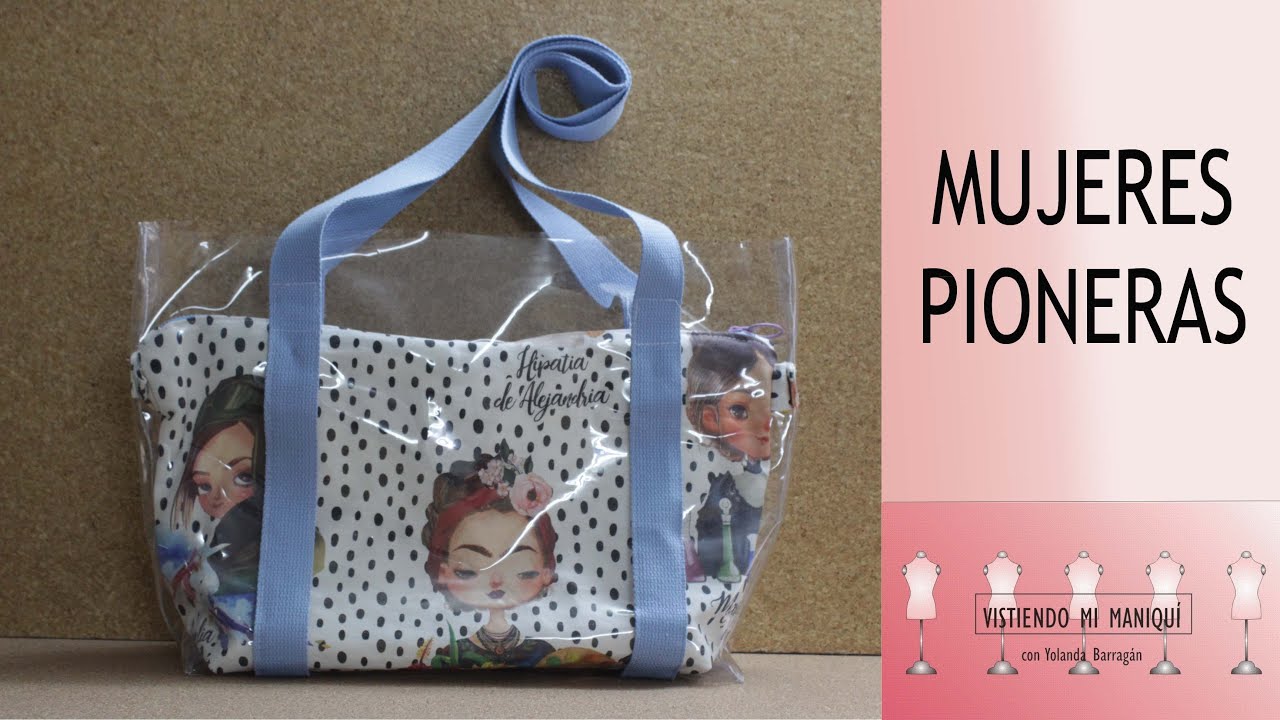 BOLSO TRANSPARENTE “MUJERES PIONERAS”