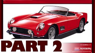 Building the 1/25 Scale Ferris Buellers Day Off Ferrari 250 GT Part 2: Chassis & Engine Work
Ferris Buellers Day Off Ferrari 250 GT California Spyder based on the Academy European Classic Car (kit #15527); update to work on the chassis, engine, and body. Music by Kevin MacLeod (incompetech.com).
Model buildups and reviews: http://spencer1984.com
My eBay store: https://www.ebay.com/str/spencer1984
Facebook: https://www.facebook.com/spencer1984
BlueSky: https://bsky.app/profile/spencer1984.bsky.social
Twitter: https://twitter.com/spencer1984
Instagram: https://www.instagram.com/spencer1984dotcom/
TikTok: https://www.tiktok.com/@spencer1984
#scalemodel #scalemodeling #ferrisbueller #ferrisbuellersdayoff #ferrari #250gt #california #spyder Building the 1/25 Scale Ferris Buellers Day Off Ferrari 250 GT Part 2: Chassis & Engine Work