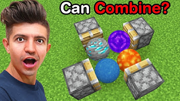 What can you combine in Minecraft?