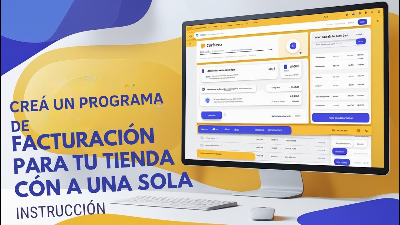 Un Programa de Facturación COMPLETO con Solo ESCRIBIR Esto...