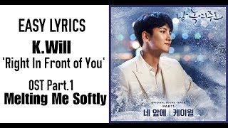 Kwill  Right In Front Of You   Ost Melting Me Softly Part1 easy S