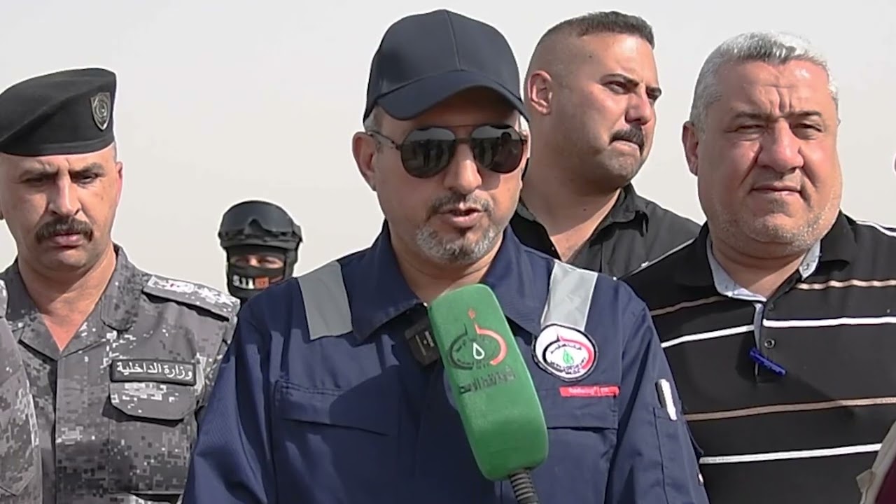 جولة مدير عام الشركة في حقلي  الخشم الأحمر و گلابات بمحافظة ديالى