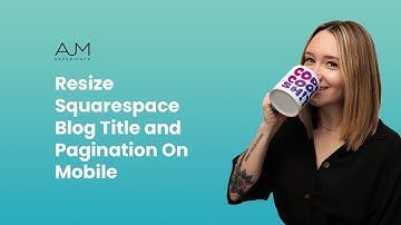 Resize Squarespace Blog Title and Pagination On Mobile