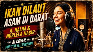 Ikan Di Laut Asam Di Darat - A. Halim & Norlela Nasir (AI Cover)| Pop Yeh Yeh 60an Nostalgia