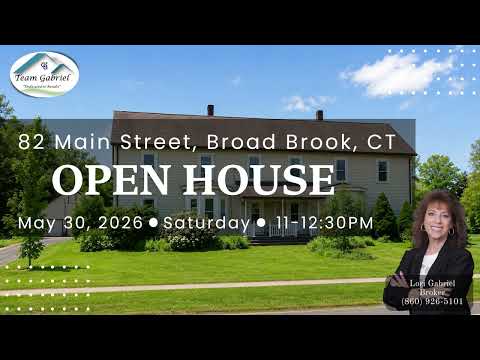 82 Main Street, Broad Brook, CT home video tour