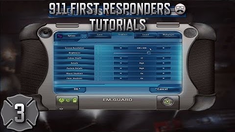 911 First Responders / Emergency 4 Game Tutorials ▬ #3 - Change screen resolution!
