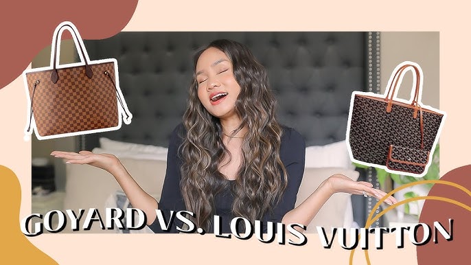 LV NEVERFULL vs GOYARD ST. LOUIS  Luxury Tote Comparison 