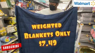 HUGE WALMART CLEARANCE FINDS| WALMART WALKTHROUGH| BIG WEIGHTED BLANKETS ONLY $7.49| MUST WATCH!! 😱 by ANGEL ON THE GO 2,983 views 3 years ago 7 minutes, 36 seconds