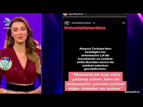 Aleyna Tilki Ve Mustafa Mert Koç Sevgili mi Açıklama Geldi