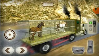 Wild Horse Transport Truck Sim : Zoo Horse Transporter Truck - Androidgameplay | Gamefluent Android screenshot 3