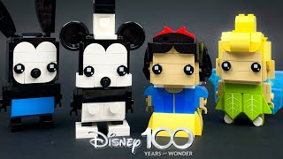 𝘿𝙄𝙎𝙉𝙀𝙔 𝟏𝟎𝟎𝙩𝙝 𝘾𝙀𝙇𝙀𝘽𝙍𝘼𝙏𝙄𝙊𝙉: LEGO 40622 | Disney BrickHeadz | Time-lapse Build