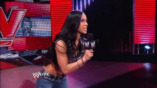 WWE: AJ Lee Epic Pipebomb On The Divas, Raw, 08/26/13