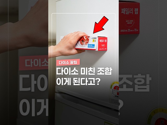 비싼 제품 필요 없는 다이소 꿀조합