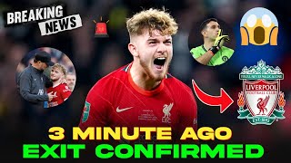 💥EXCITING NEWS JUST RELEASED!JURGEN KLOPP ADMITS HE REGRETS DROPPING HARVEY ELLIOTT! LIVERPOOL NEWS