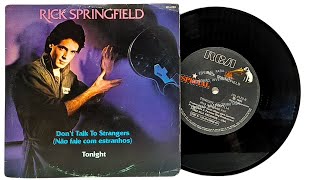 Rick Springfield - "Don't Talk To Strangers" - ℗ 1982 - Baú Musical🎶