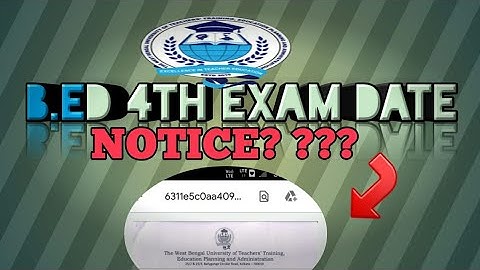 B.ED 2020 22 EXAM DATE CHANGE NOTICE?
