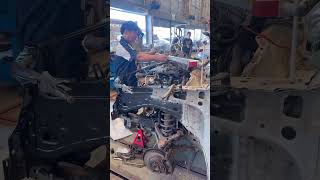 “Revo Front End Rebuild – Radiator Support &amp; Fender Assembly” #carrepair #ซ่อมรถ