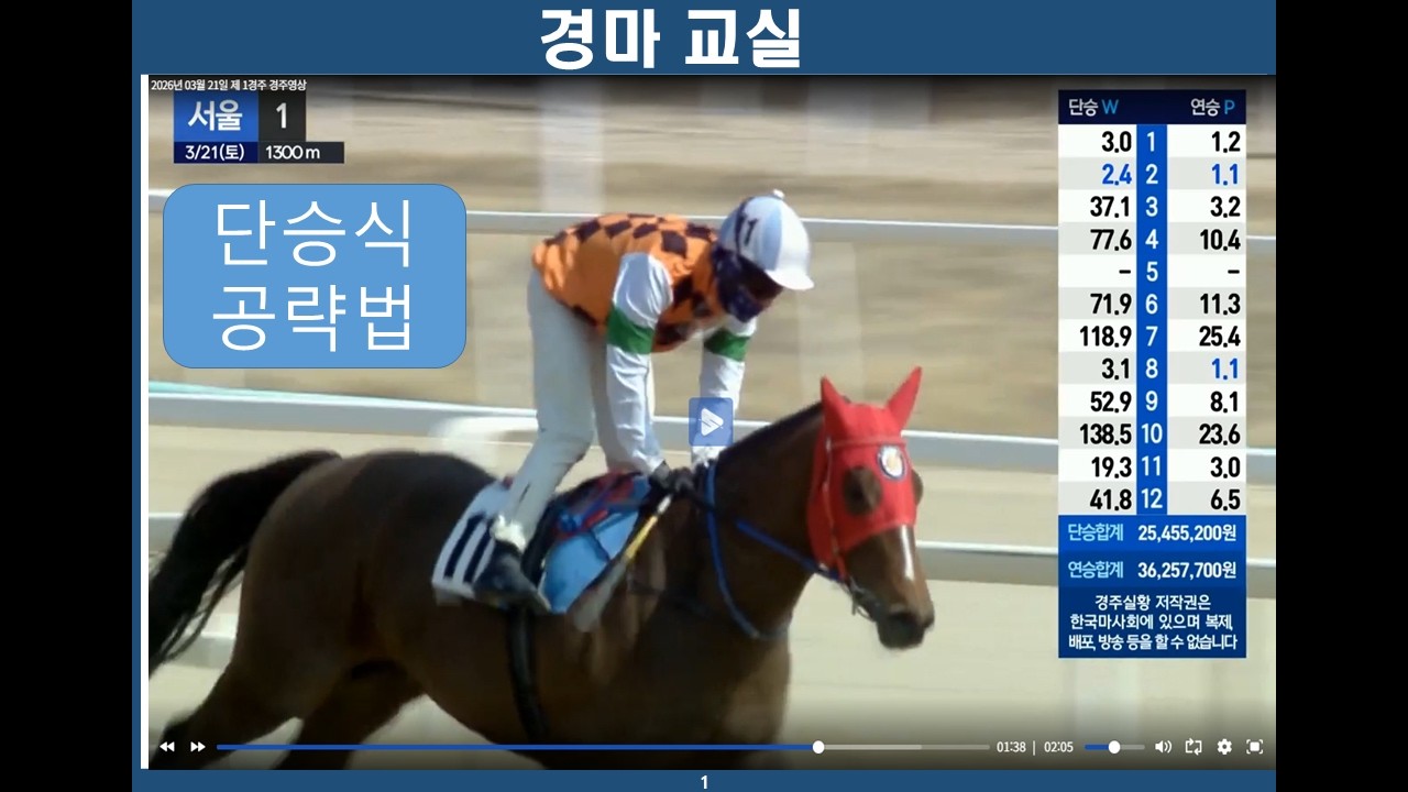 경마교실/ 고배당 경주/ 우승마/경마분석/ 경마공부/ 경마예상