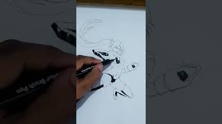 How to Draw Yoruichi From Bleach. Very Easy! Resimi