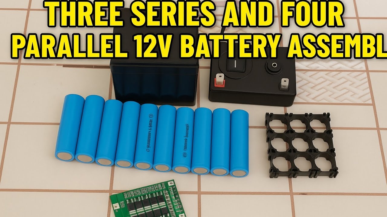 Diy 12v Battery Pack | 3s4p Lithium-ion Assembly Tutorial ...