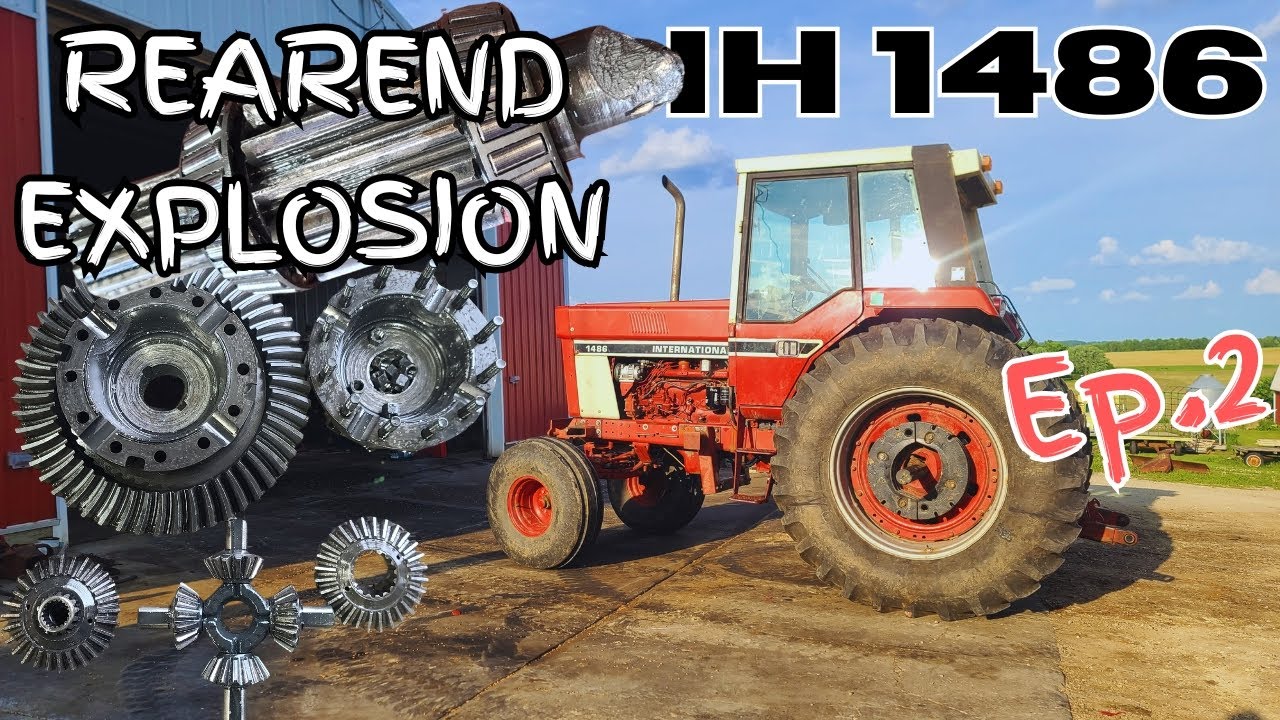 IH 1486 ring gear pinion rearend bearings EP  2