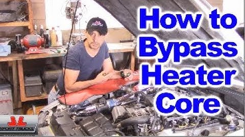 How to By pass a Heater Core and cancel Quick Disconnect Heater Hose Fittings