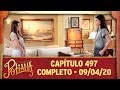 As Aventuras de Poliana | capítulo 497 - 09/04/20, completo